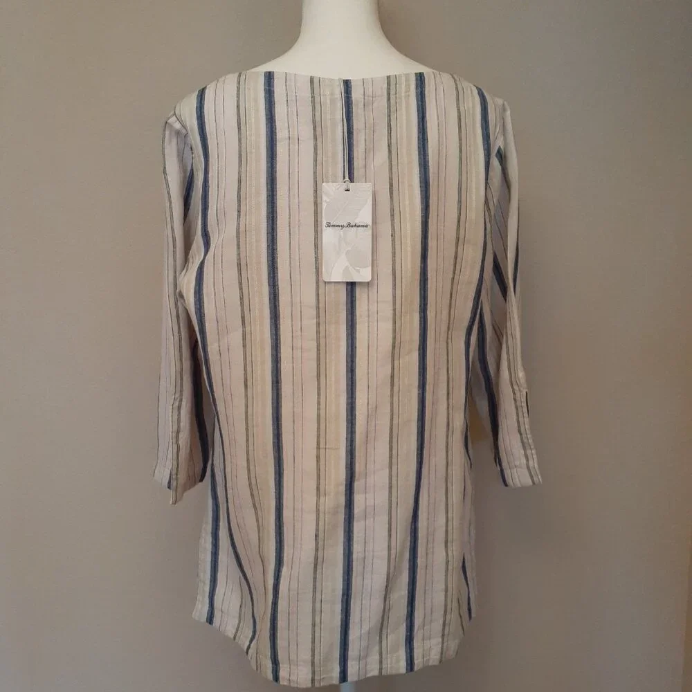 Tommy Bahama Linen Blend Tunic  NWT