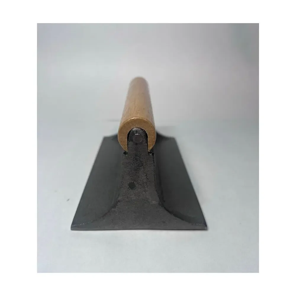 Bacon Press Cast Iron Wood Handle Grill Pressing Steak Cooking Burger Ham BBQ