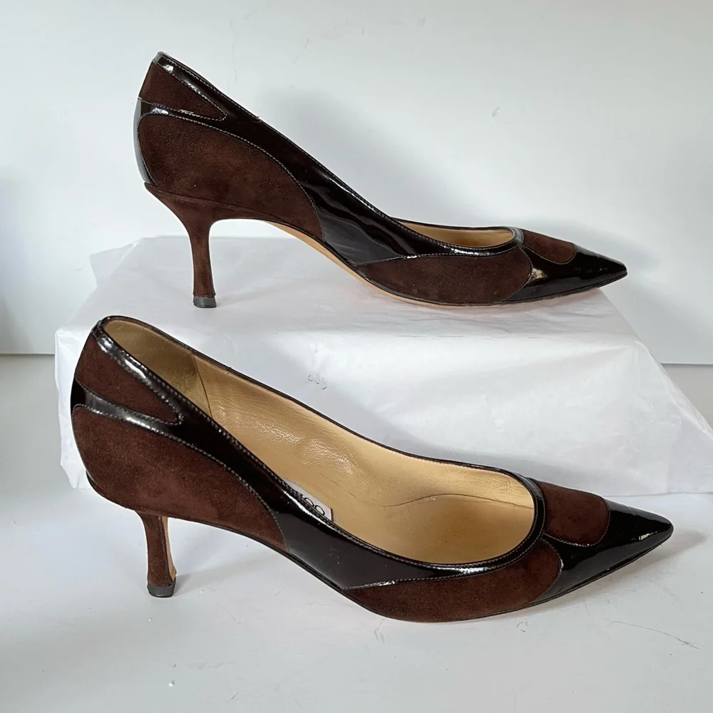 Jimmy Choo dark brown