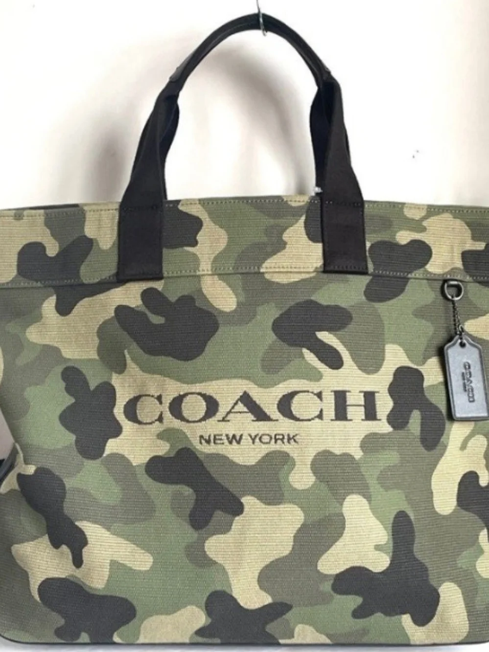 Coach Tote 38 In Camo Print