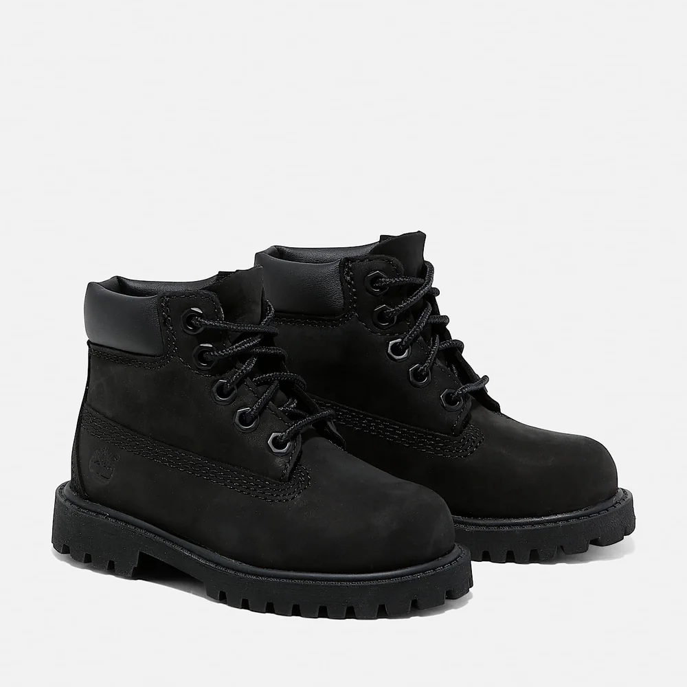 Toddler Timberland Black Leather Boots