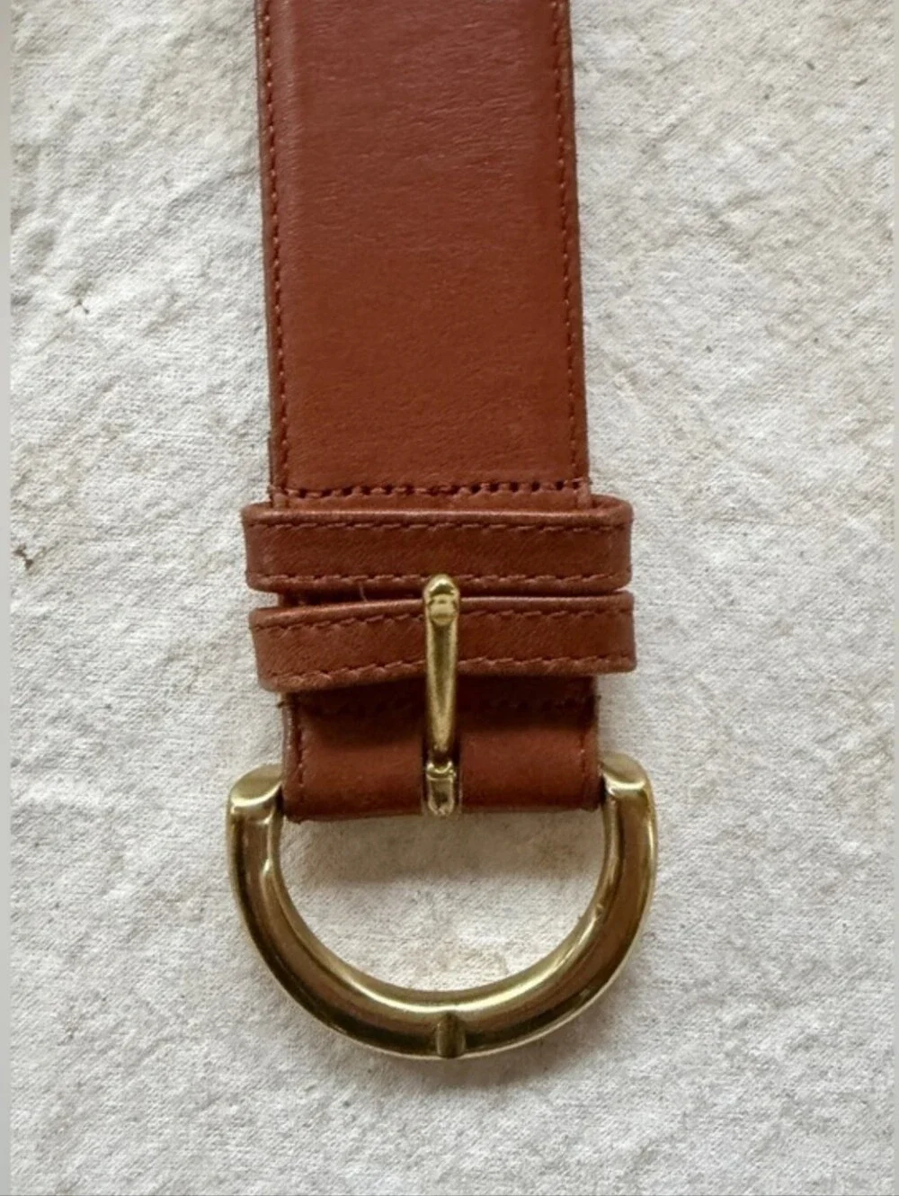 Vintage Coach Belt - British Tan