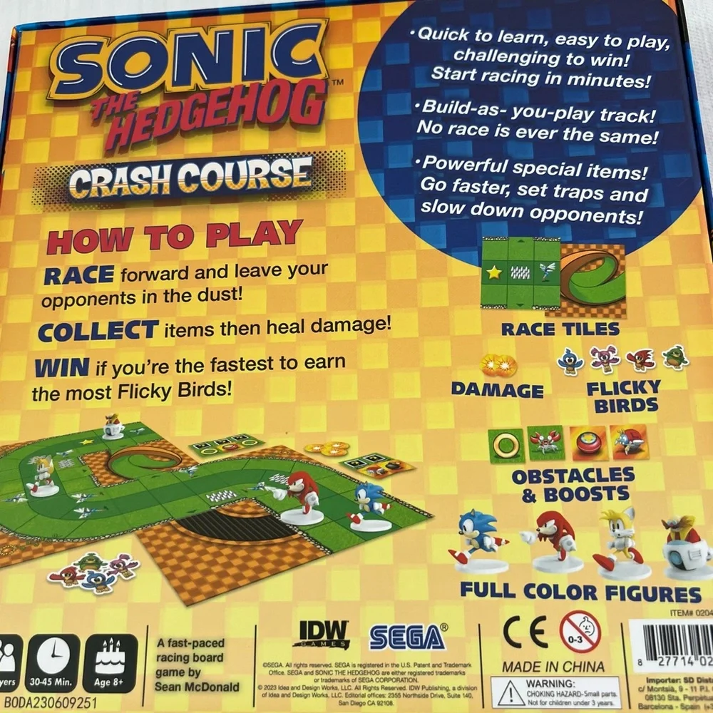 Sonic‎ the Hedgehog Crash Course Board Game