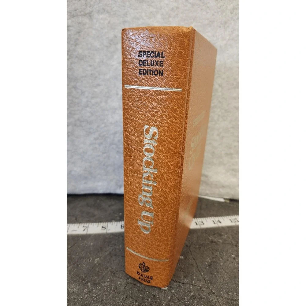1977 Stocking Up Book Carol‎ Stoner Deluxe Edition Hardcover Preserving Prepping