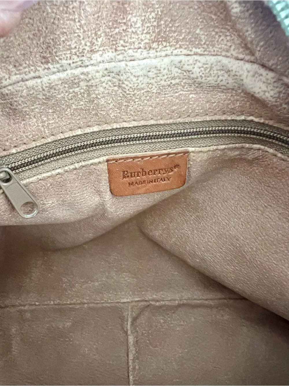 Vintage Burberry Crossbody Unisex Camera Bag – Made in Italy | Olive & Tan