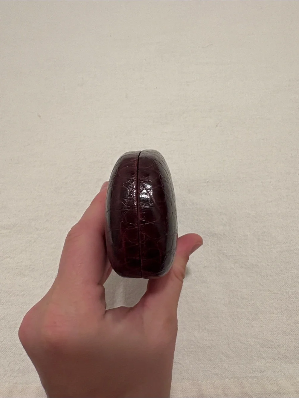 Faux Snake Skin Glasses Case