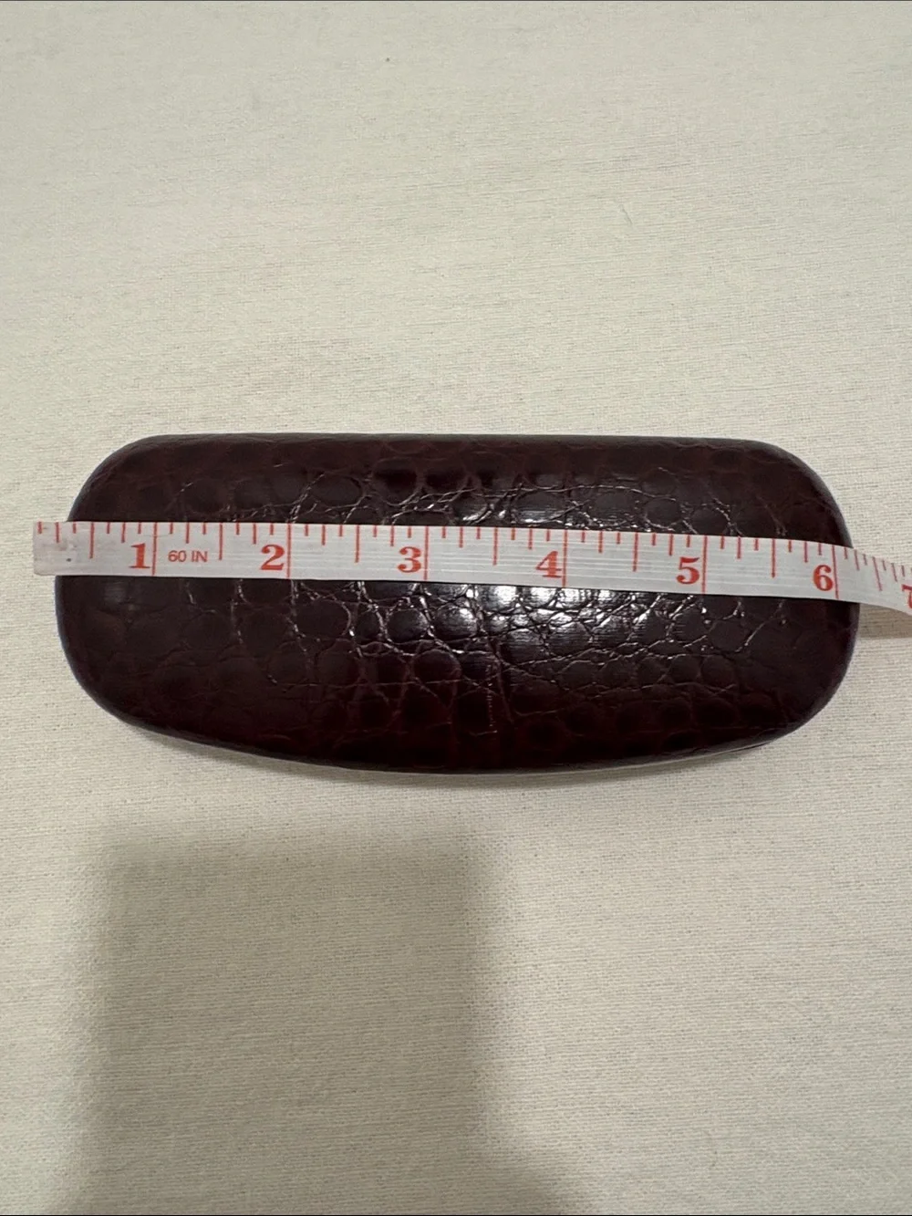 Faux Snake Skin Glasses Case