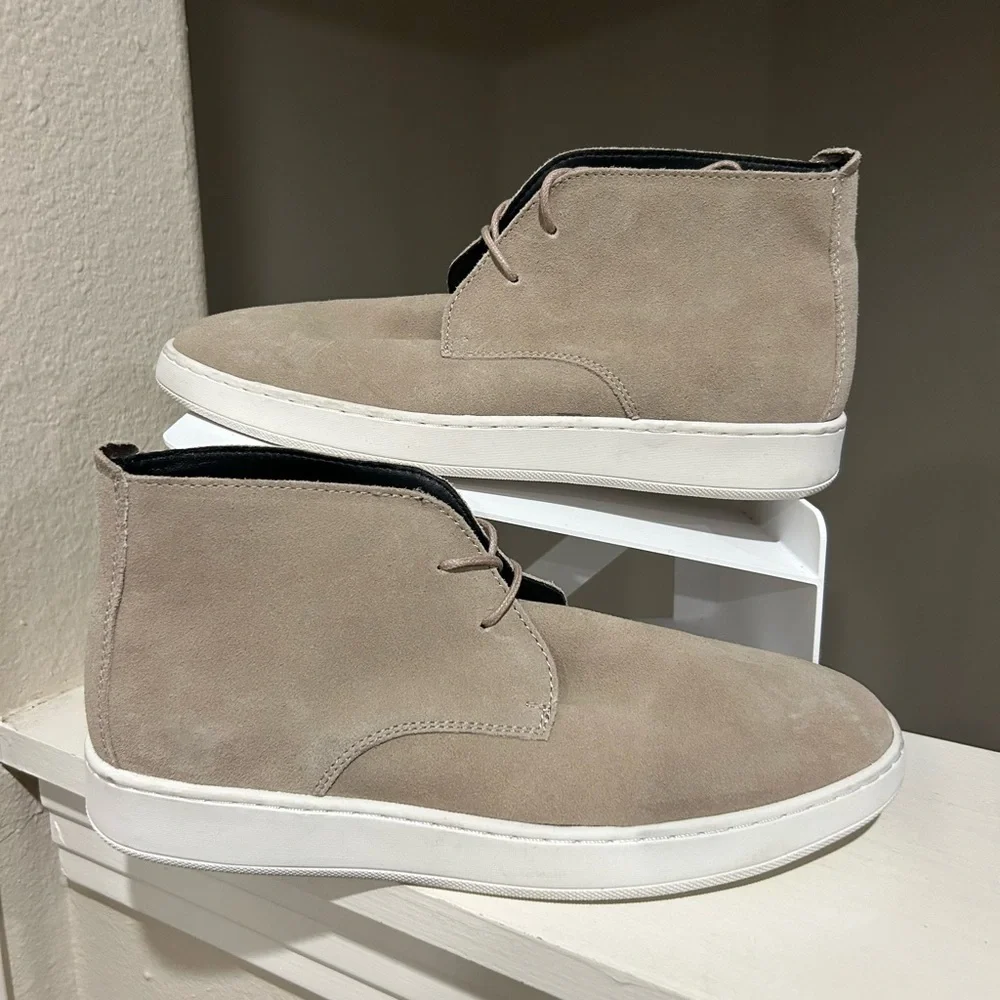 Abound Nordstrom Suede Chukka Boot 2-Eye Lace Up Men's 7M Beige Tried On