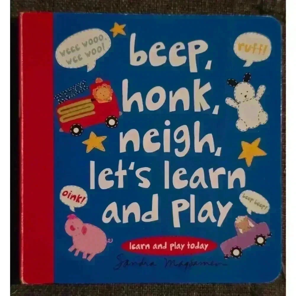 Sandra‎ Magsamen Book, Kids Book, Learn and Play, Blue, Red