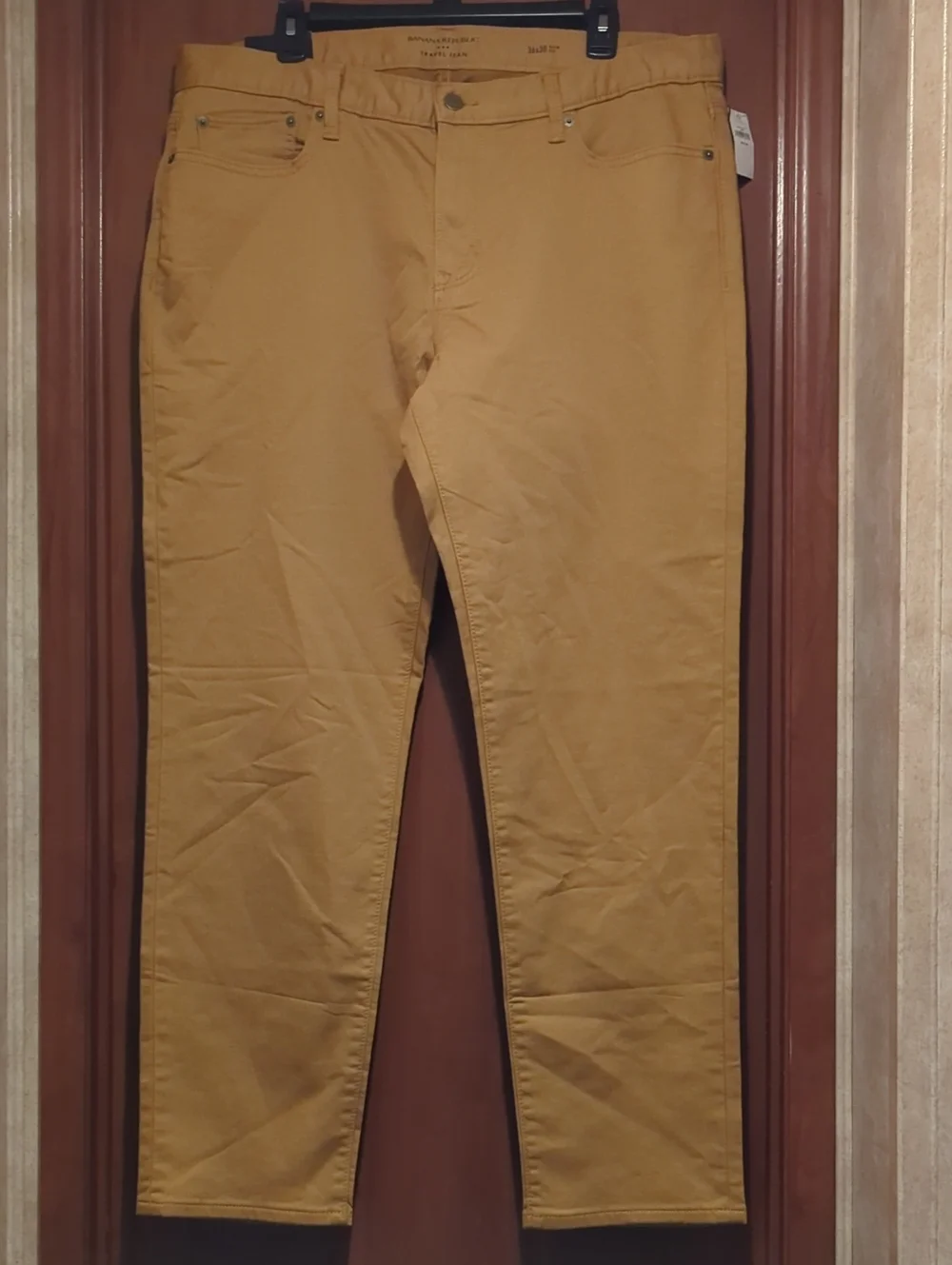 Banana Republic Tan Travel Jeans Mens