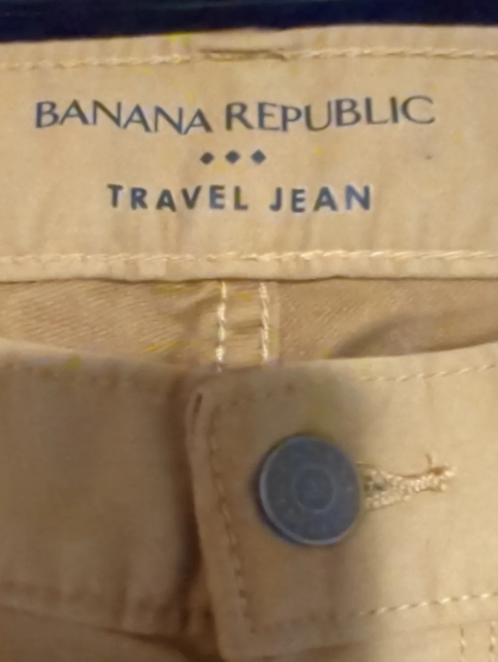 Banana Republic Tan Travel Jeans Mens