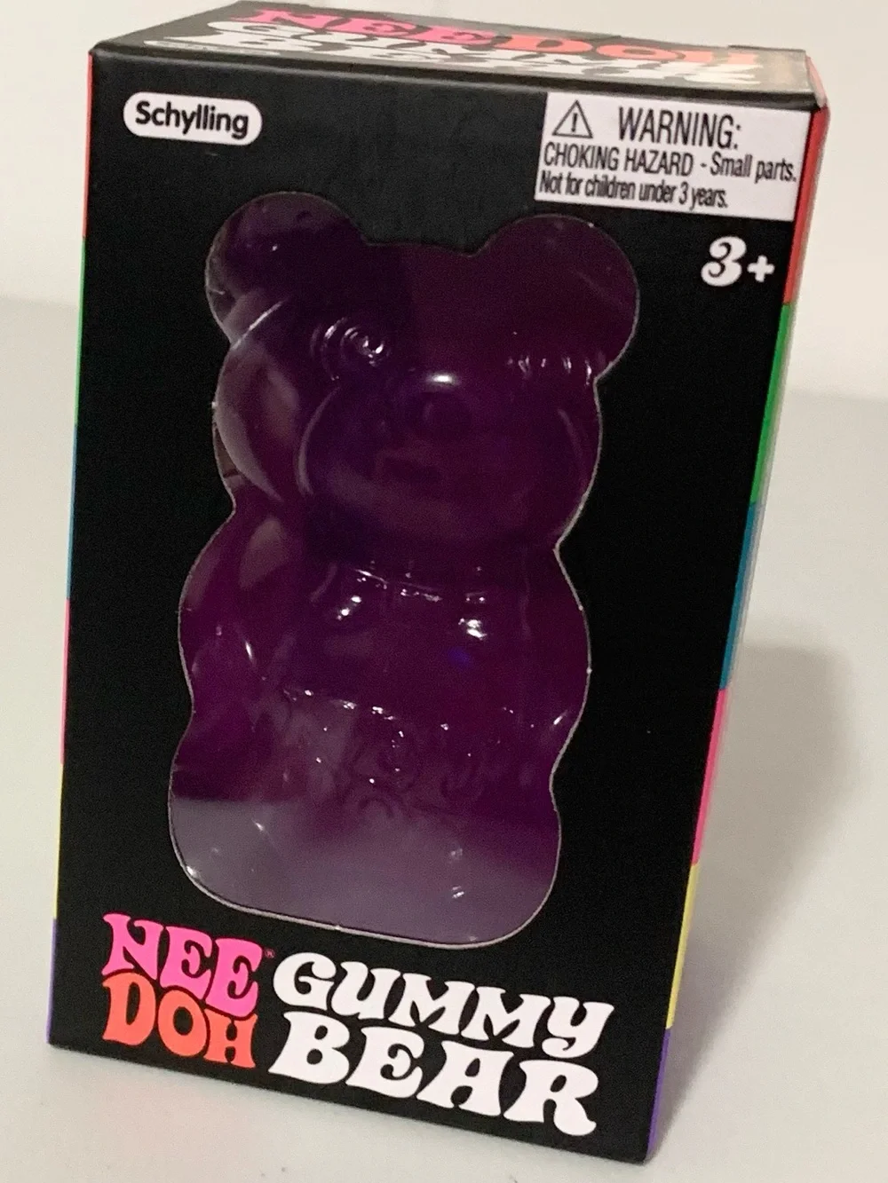 Needoh Gummy Bear Purple NEW SEALED NEE DOH
