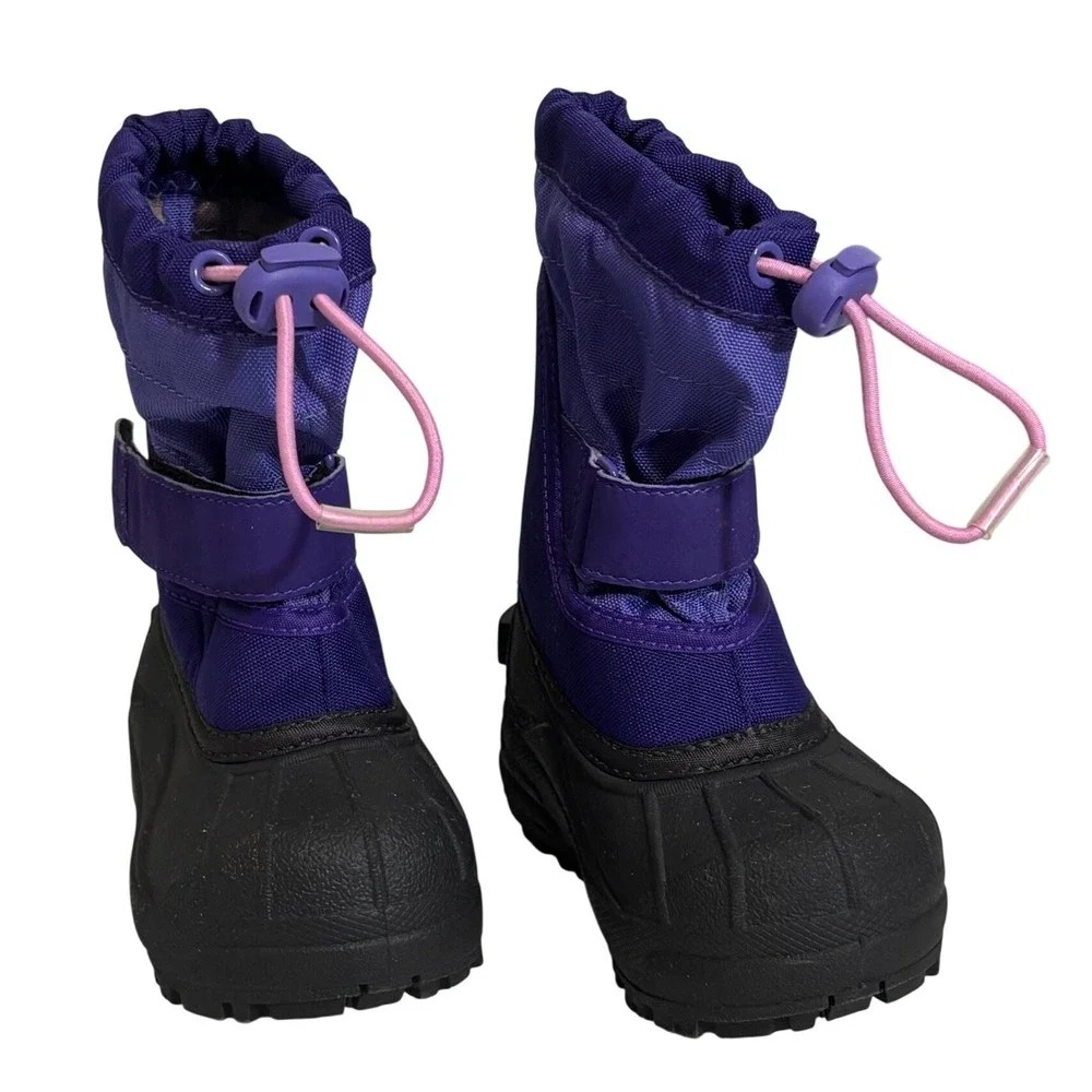 Columbia - Kid's Size 6 Rope‎ Tow  Kruser Purple Waterproof Snow Boots