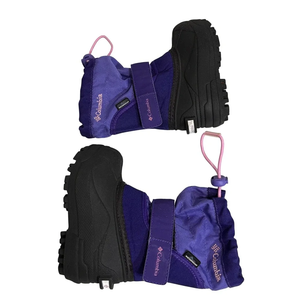 Columbia - Kid's Size 6 Rope‎ Tow  Kruser Purple Waterproof Snow Boots