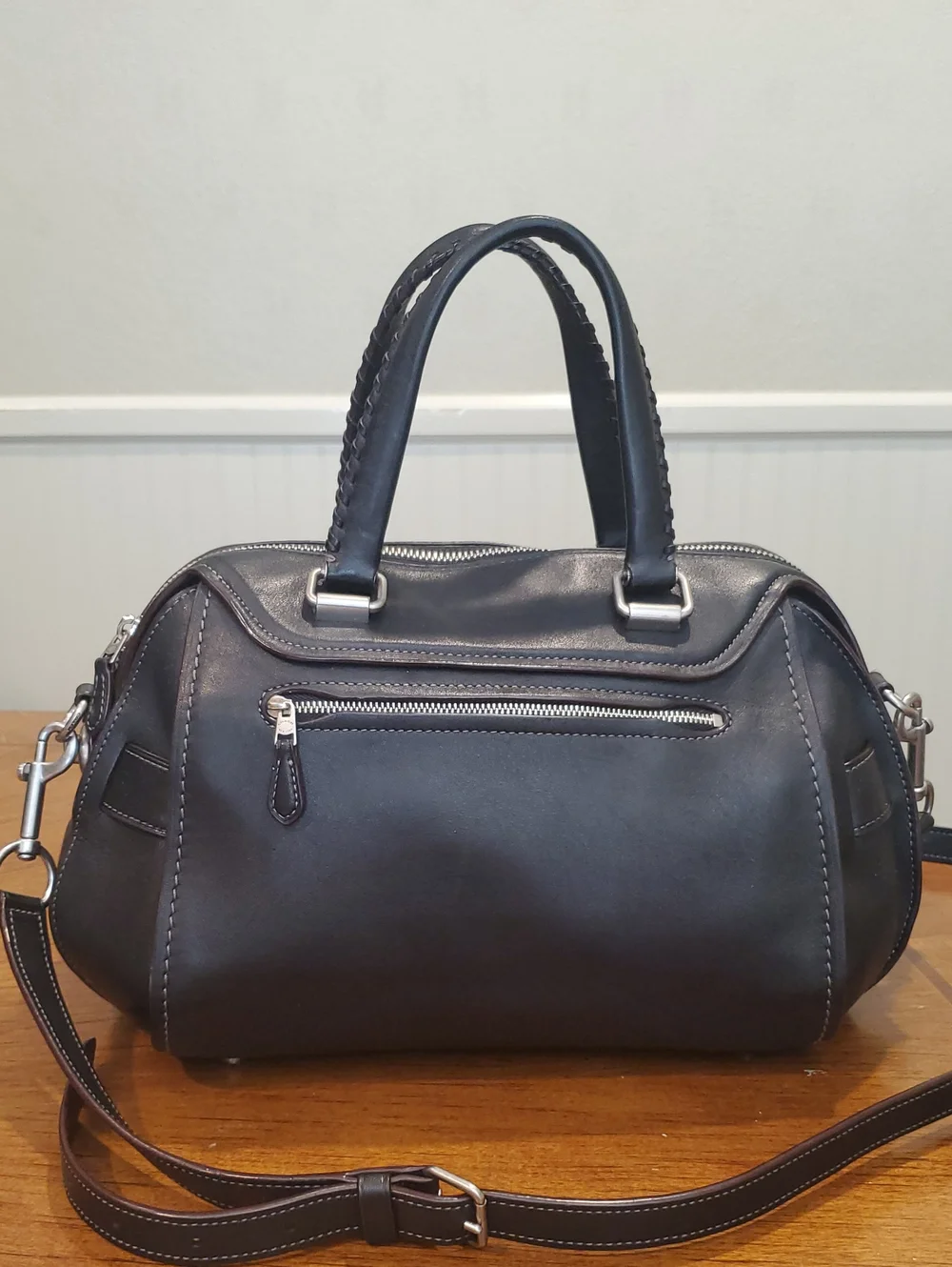 Coach black glovetanned