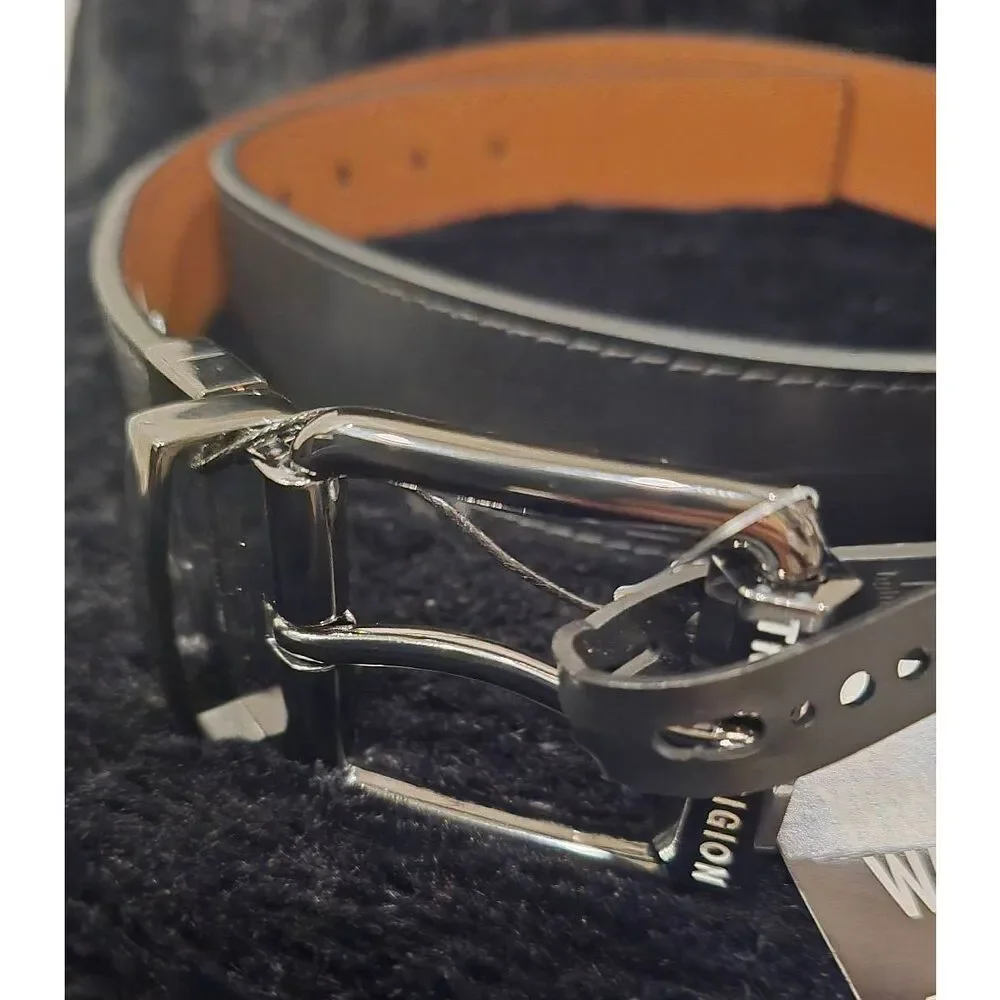 True Religion Chuck Roller‎ Buddha Logo Twist Reversible Belt