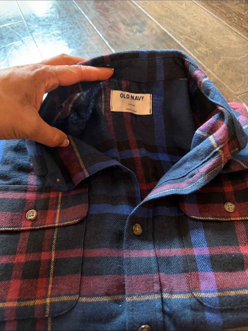 Old Navy classic plaid