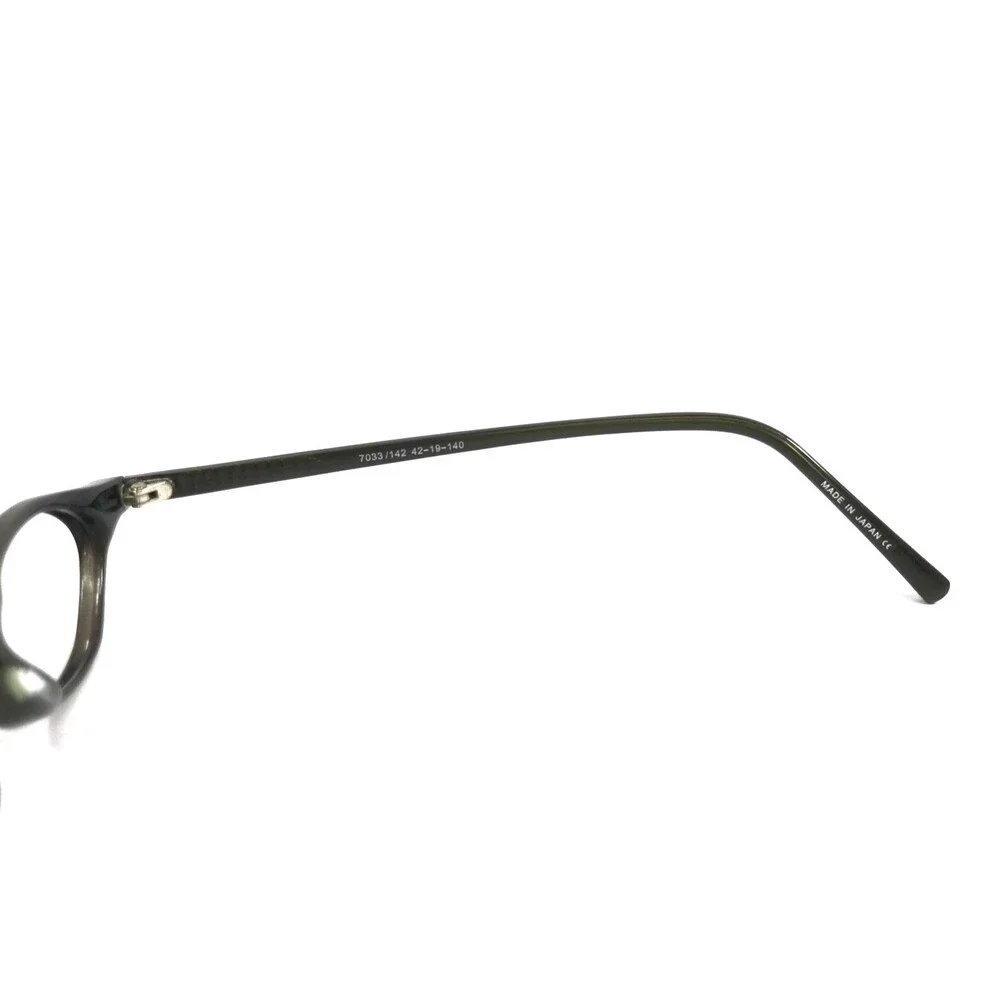 Ogi Petite Eyeglasses Frames 7033/142 Gray Green Oval Full Rim 42-19-140