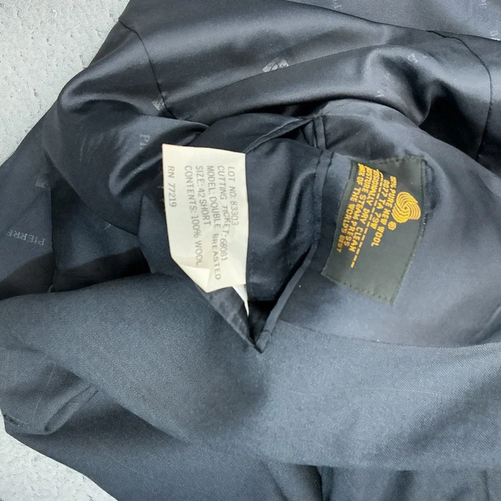 Pierre Balmain logo pinstripe latest