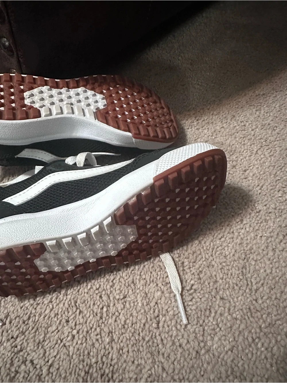 Vans Black and White Low-Top Sneakers