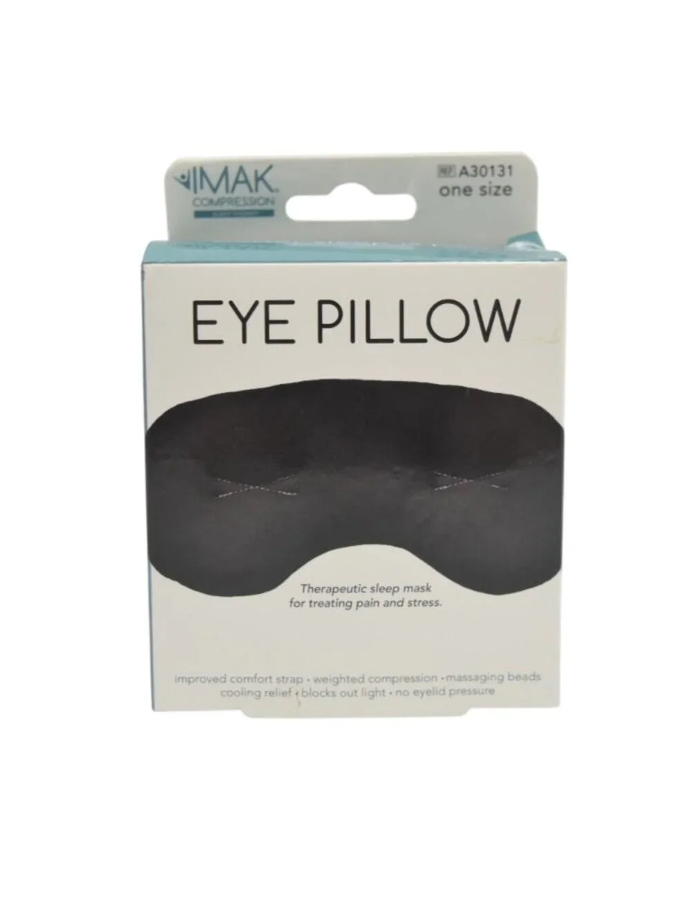 IMAK Compression Eye Pillow Weighted Sleep Mask Pain Relief Cooling One Size