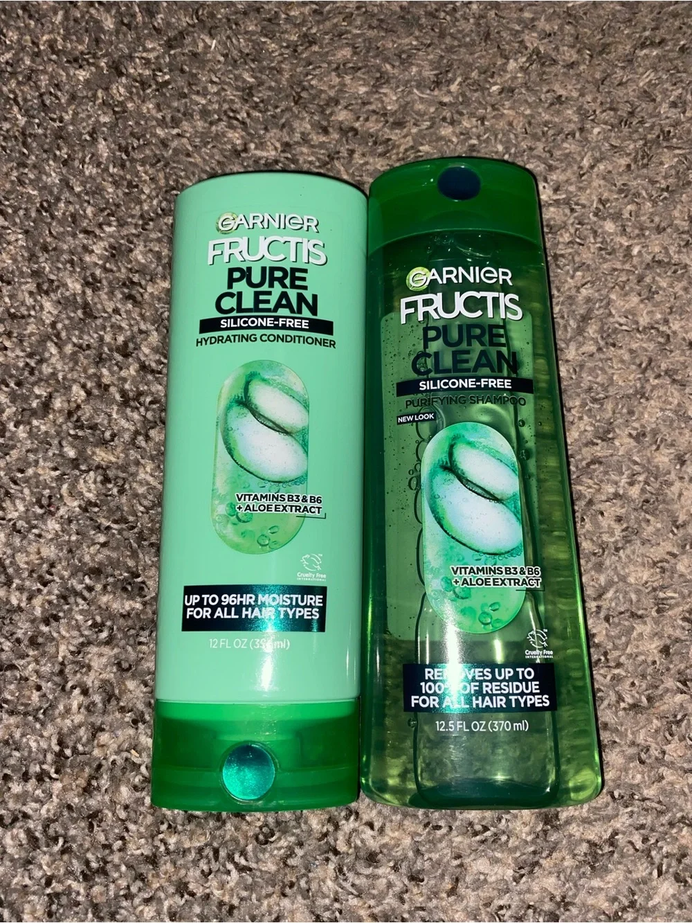 Pure Clean Silicone- Shampoo & Conditioner Set - Green