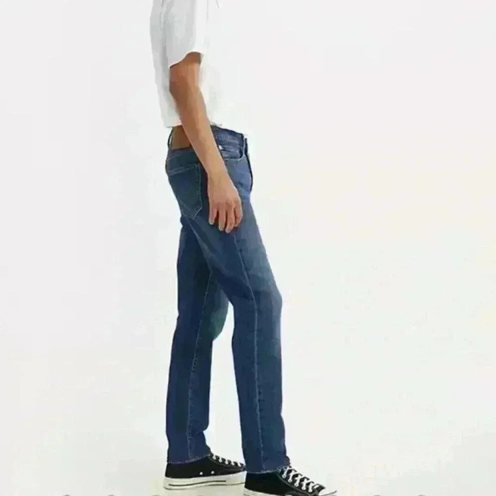 Levi's | Men's Premium 511 Slim Fit Medium Dark Wash Denim Stretch  Jeans, 34x34