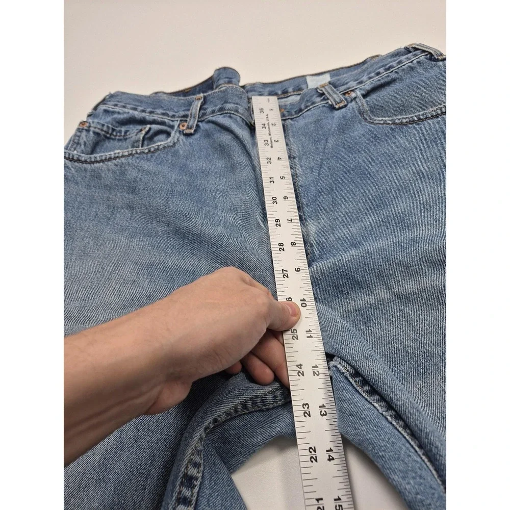 Vintage Levis 560 Loose Tapered Jeans Mens 36x30 Blue Denim USA 90s Distressed