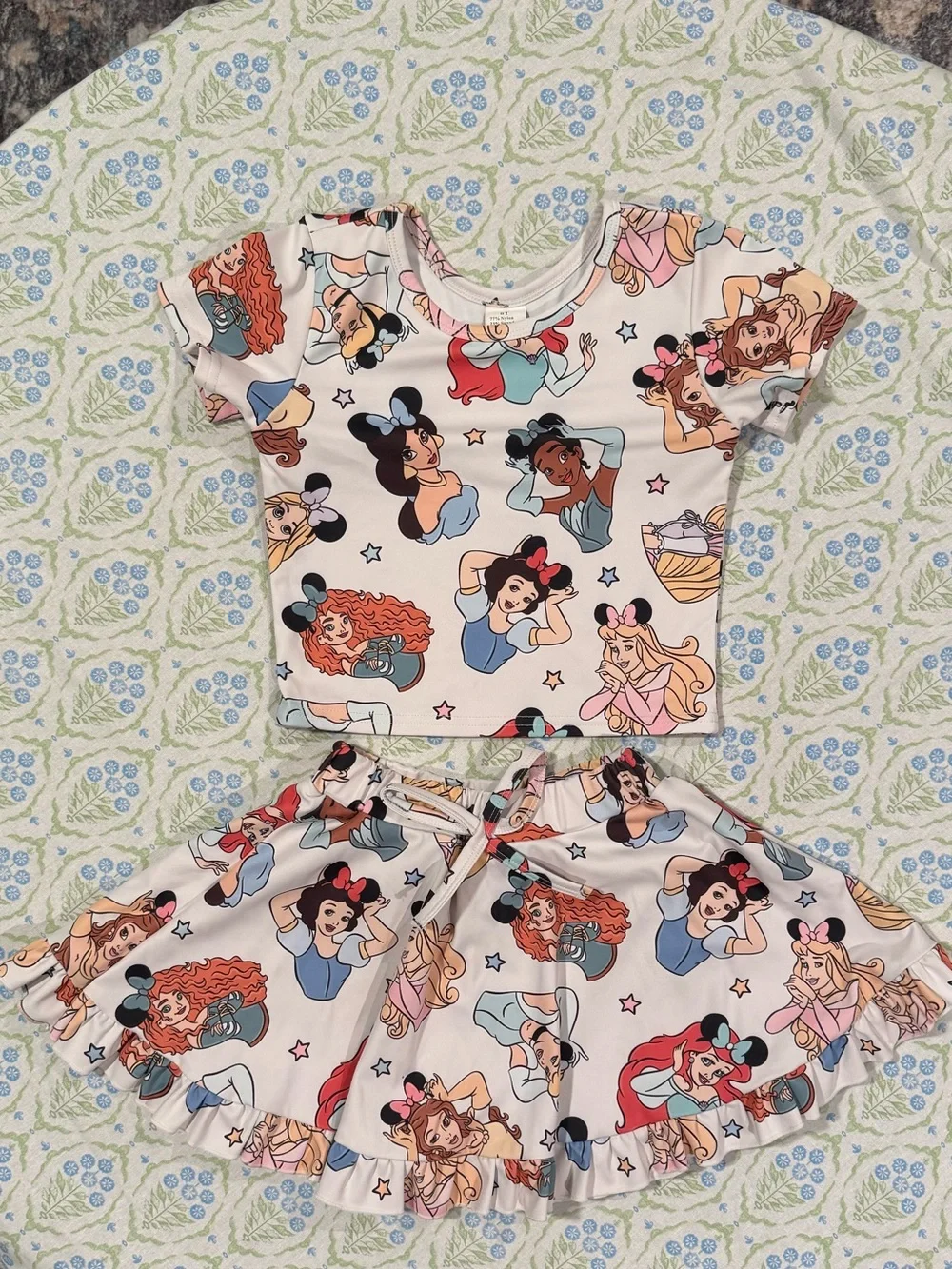 Made by Molly x Disney Princess Ears collab / Girls Athletic Set 6T