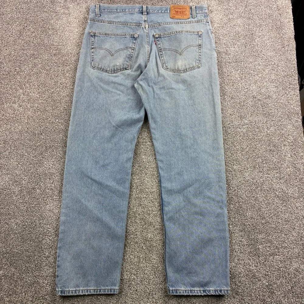 Vintage Levi's 505 Jeans Mens 38x32 Blue Denim Straight Leg Denim Canada Made