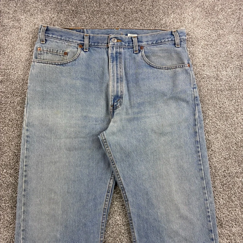 Vintage Levi's 505 Jeans Mens 38x32 Blue Denim Straight Leg Denim Canada Made