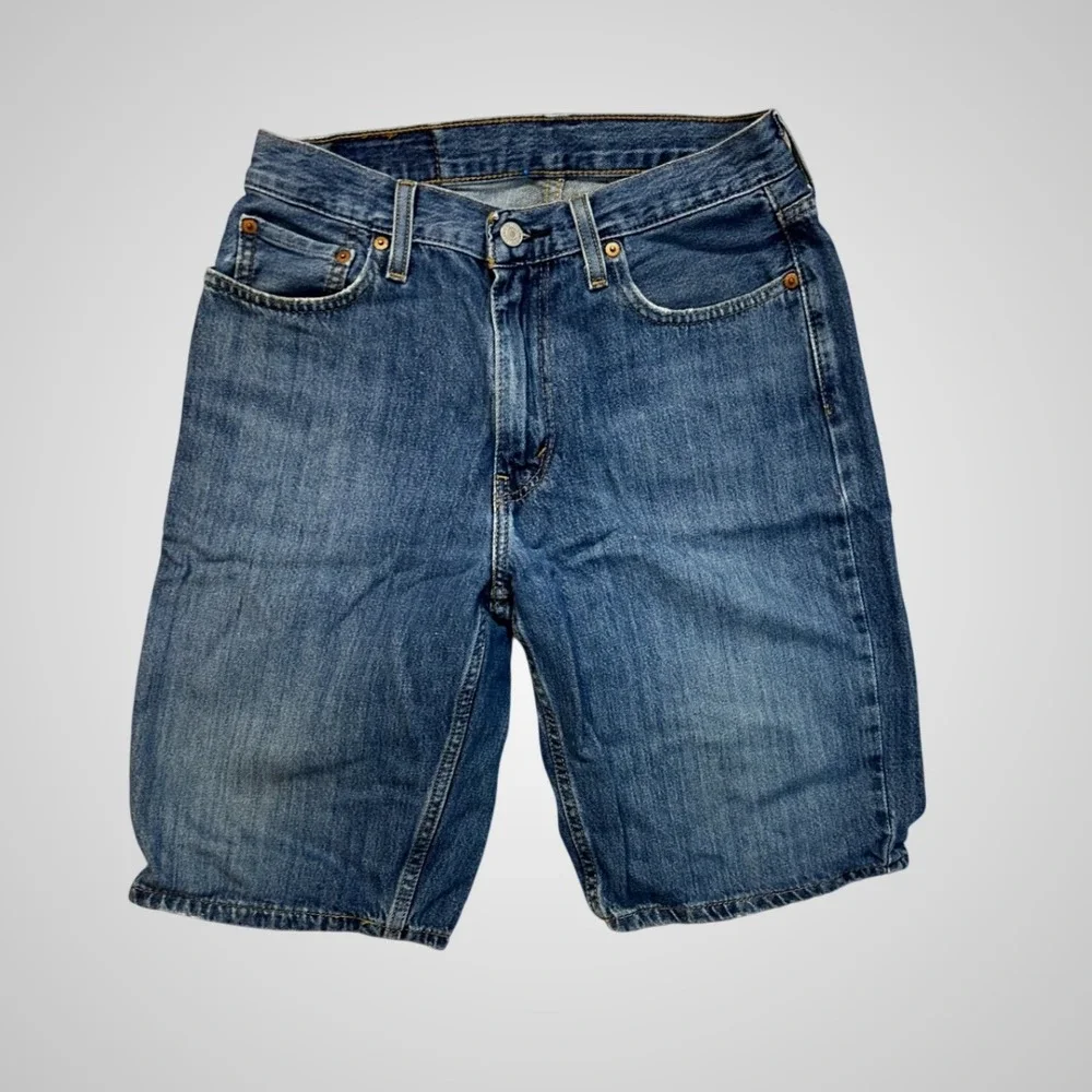 Levi's 469 Denim Shorts Mens 29 Blue Excellent Cotton‎ WaterLess