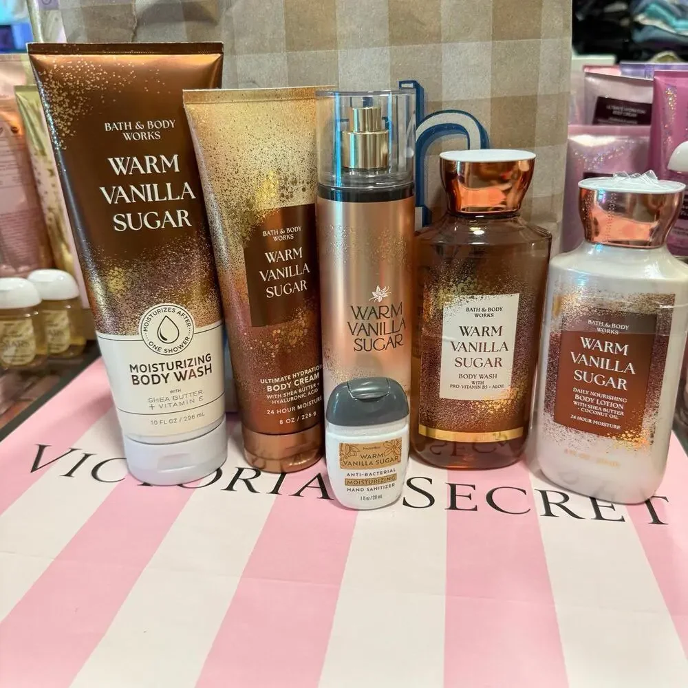 Bath & Body Works Warm Vanilla Works Set
