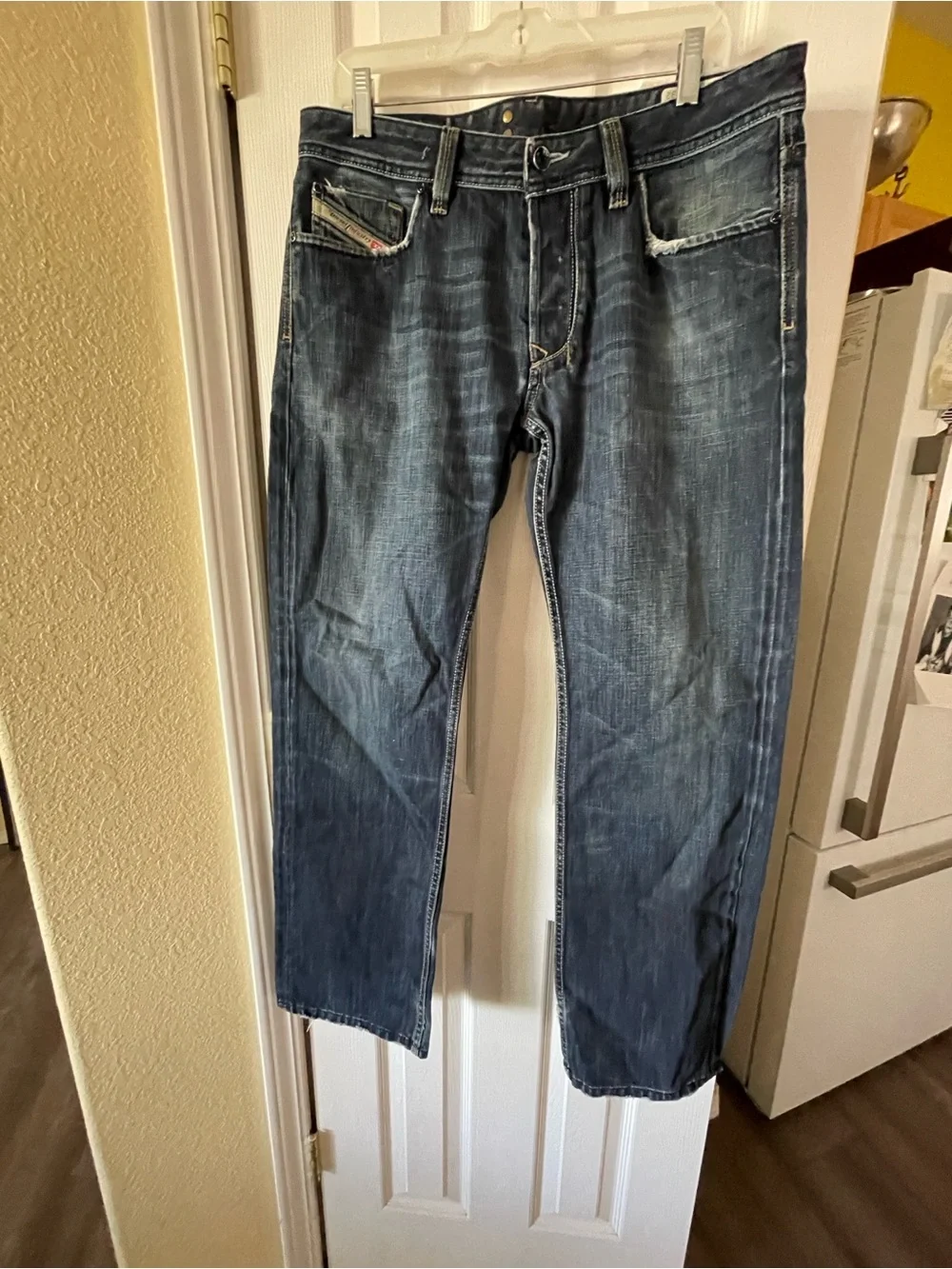Diesel LARKEE Bootcut Jeans Wash Distressed Vintage