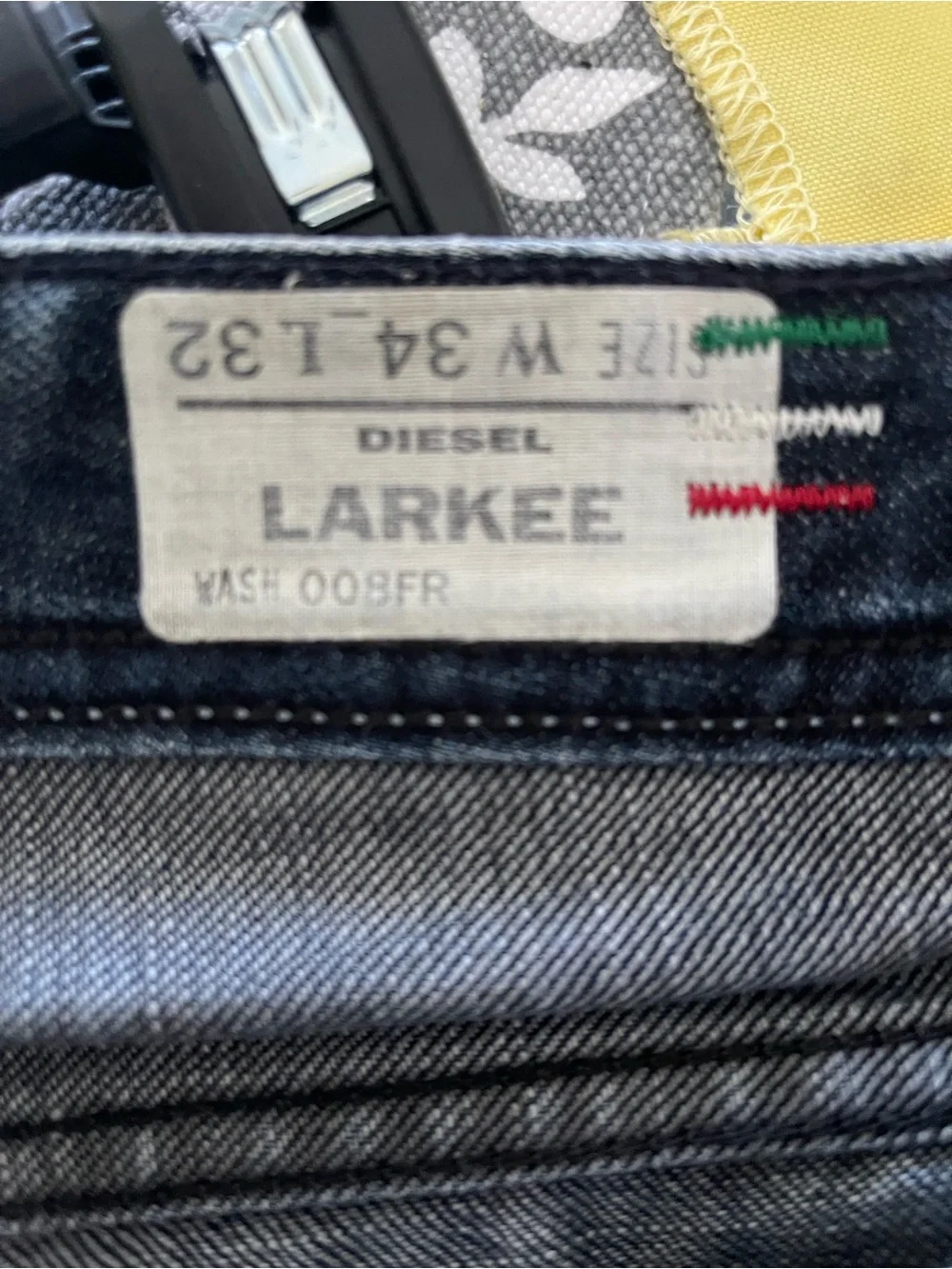 Diesel LARKEE Bootcut Jeans Wash Distressed Vintage