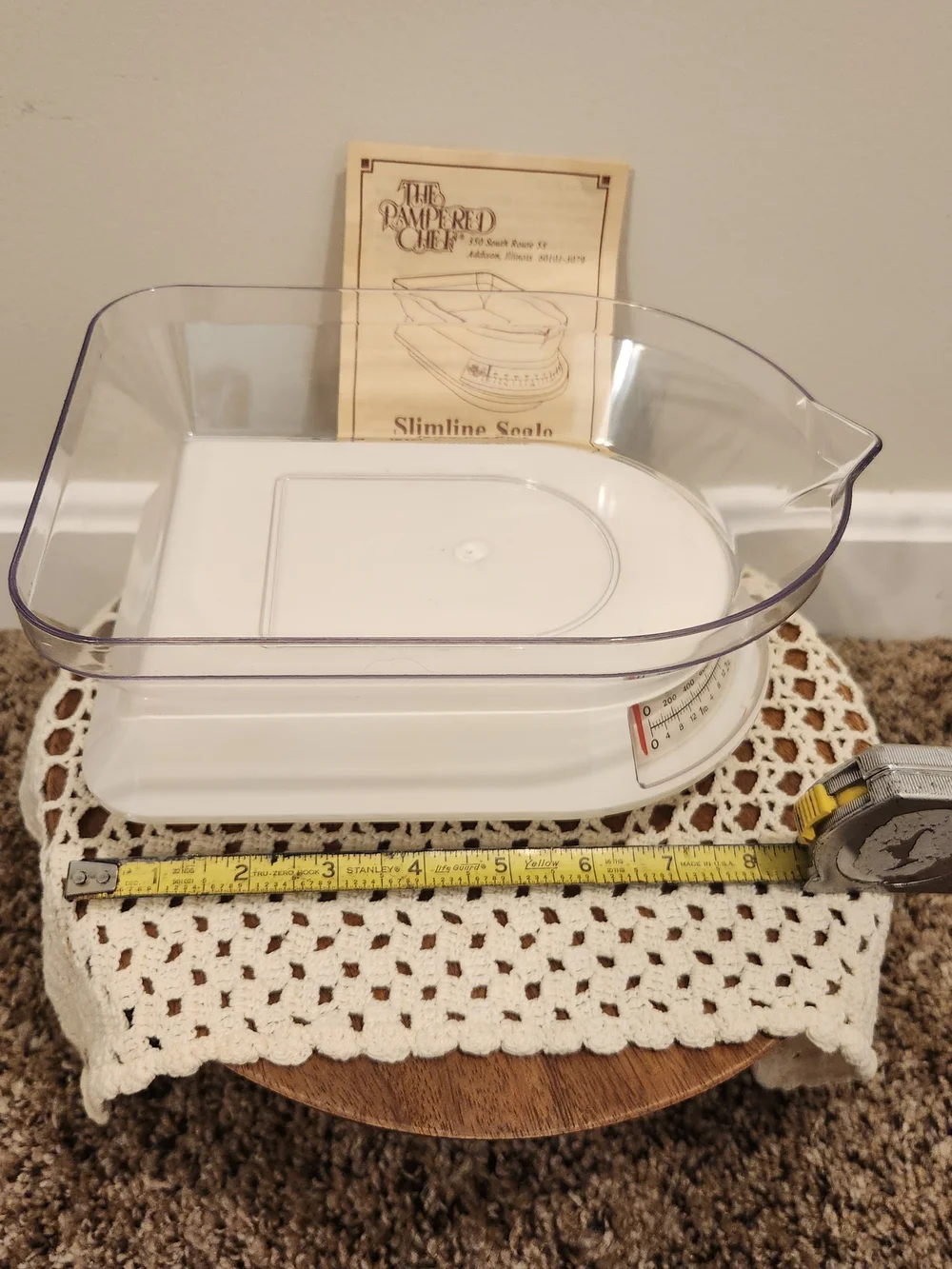 The Pampered Chef weighing home