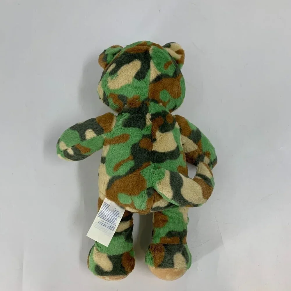Build-A-Bear Great Wolf‎ Lodge Camo Wolf Plush Camouflage 2022 Stuffed Animal