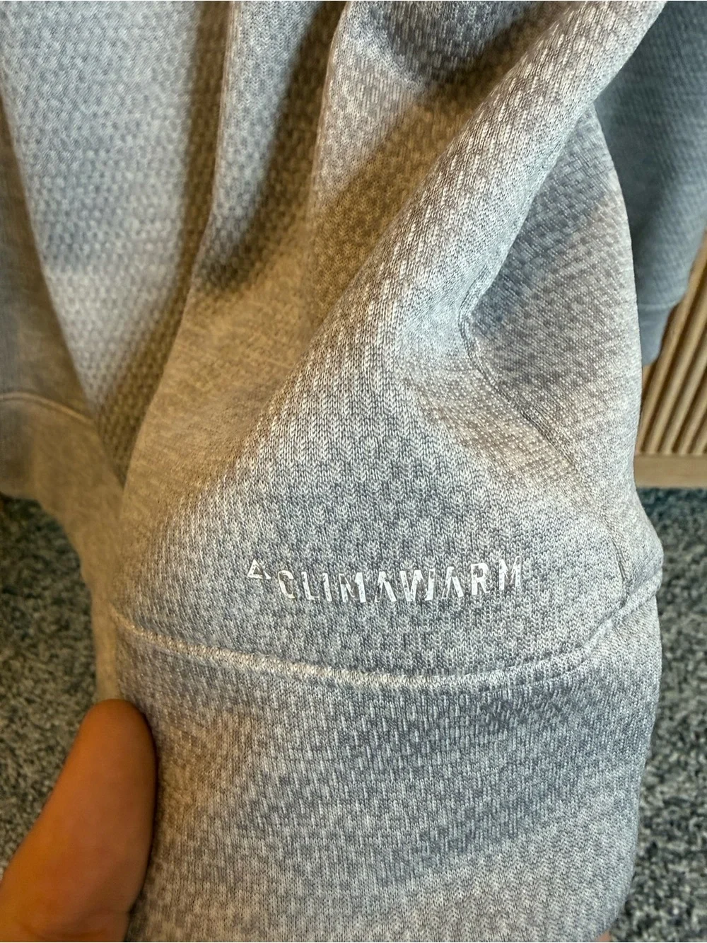 adidas Gray Pullover Hoodie with Front Logo