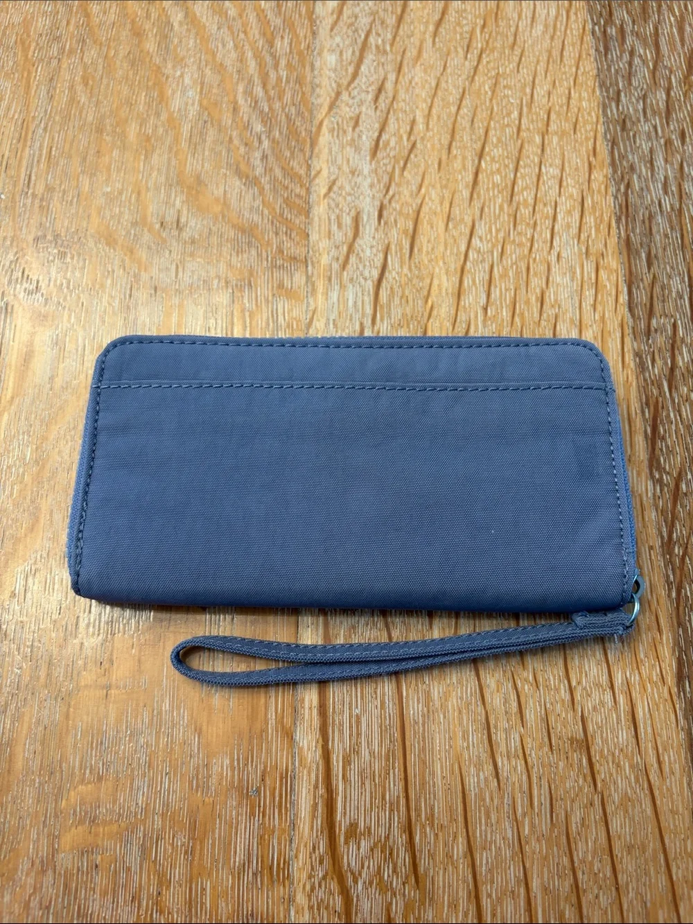 Kipling Slate Blue Zip Wristlet Wallet