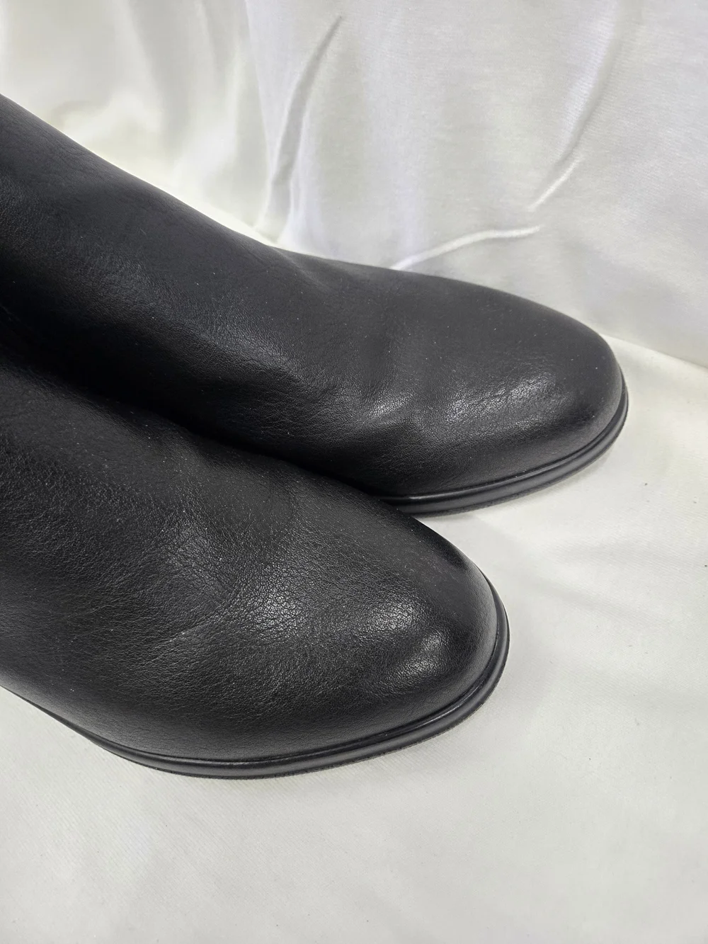 Naturalizer Black Leather & Suede Ankle Bootie