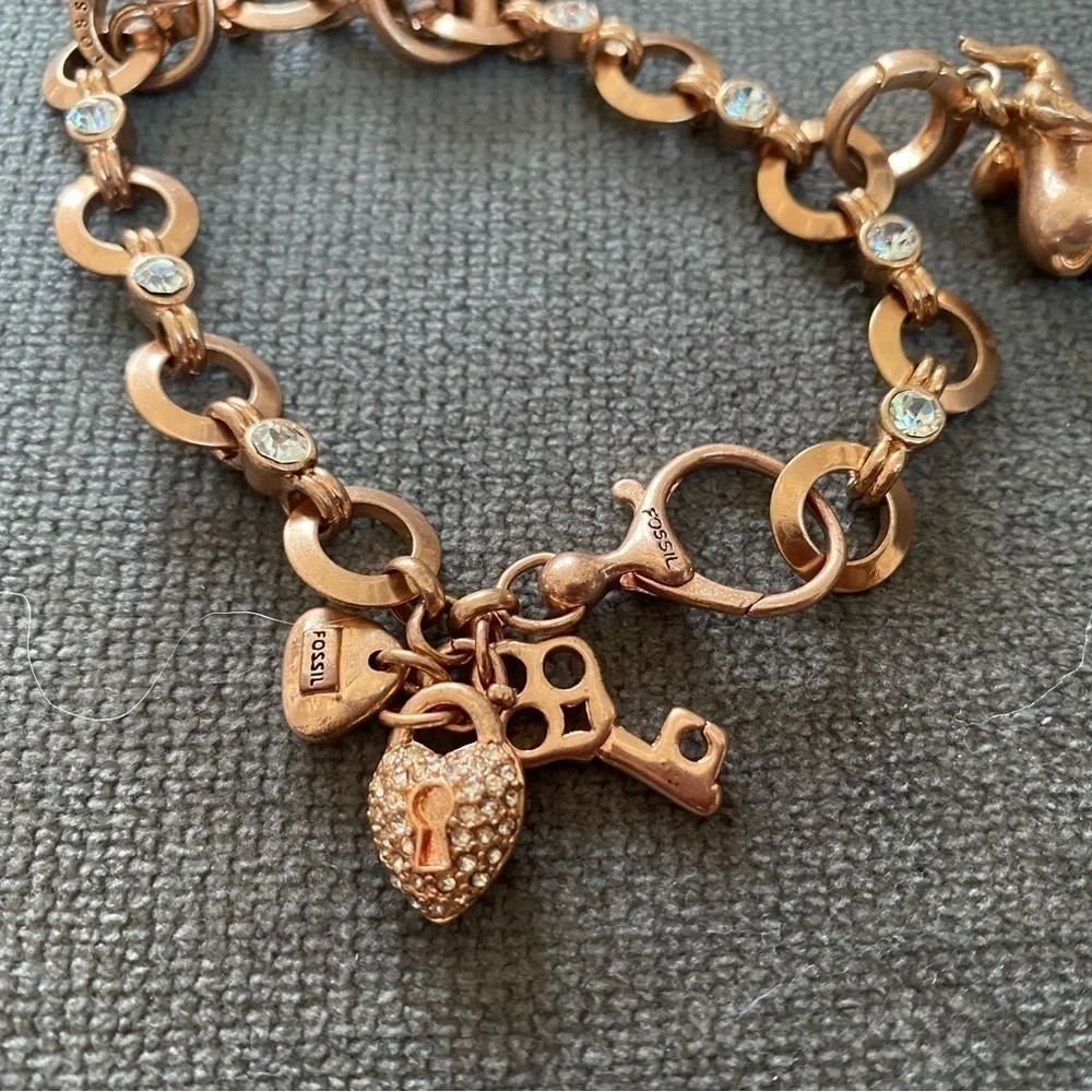 Fossil rose gold