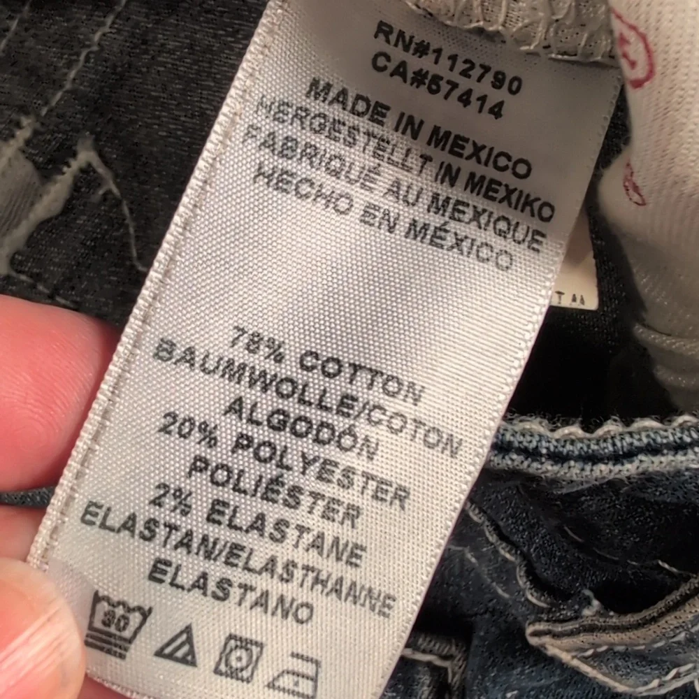 True Religion Straight Leg Jeans Size 16 Slim Kids