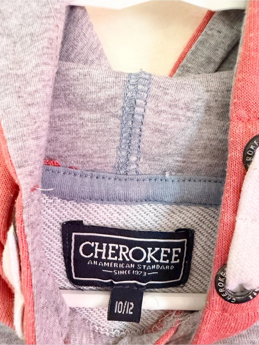Cherokee sunset coral pullover