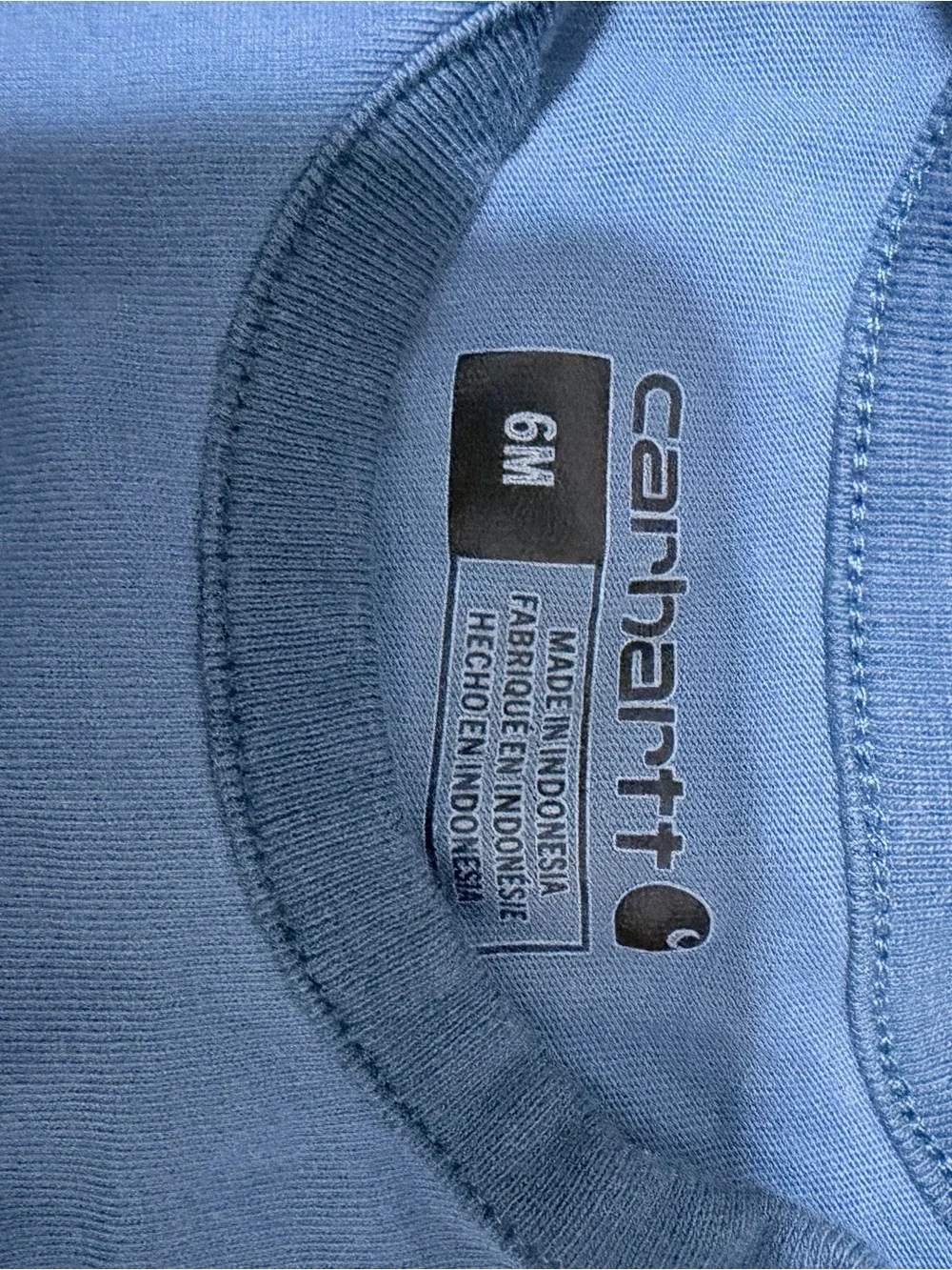 Carhartt Men’s Dusty Light Blue Crewneck Sweatshirt