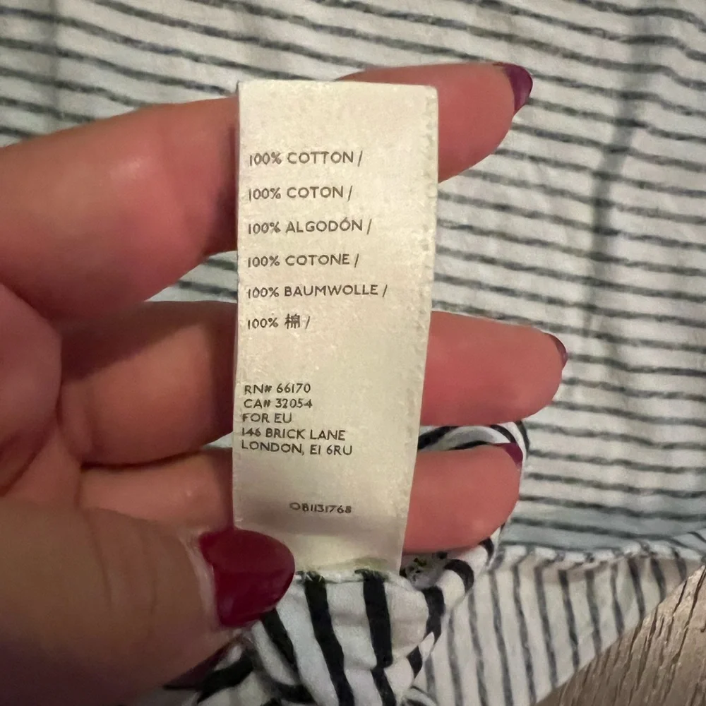 Free People We The Free Be Free Striped Tunic in Ivory & Black