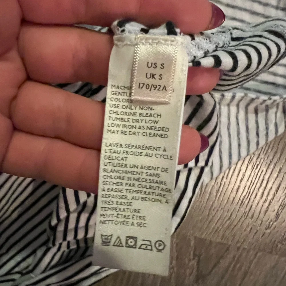 Free People We The Free Be Free Striped Tunic in Ivory & Black