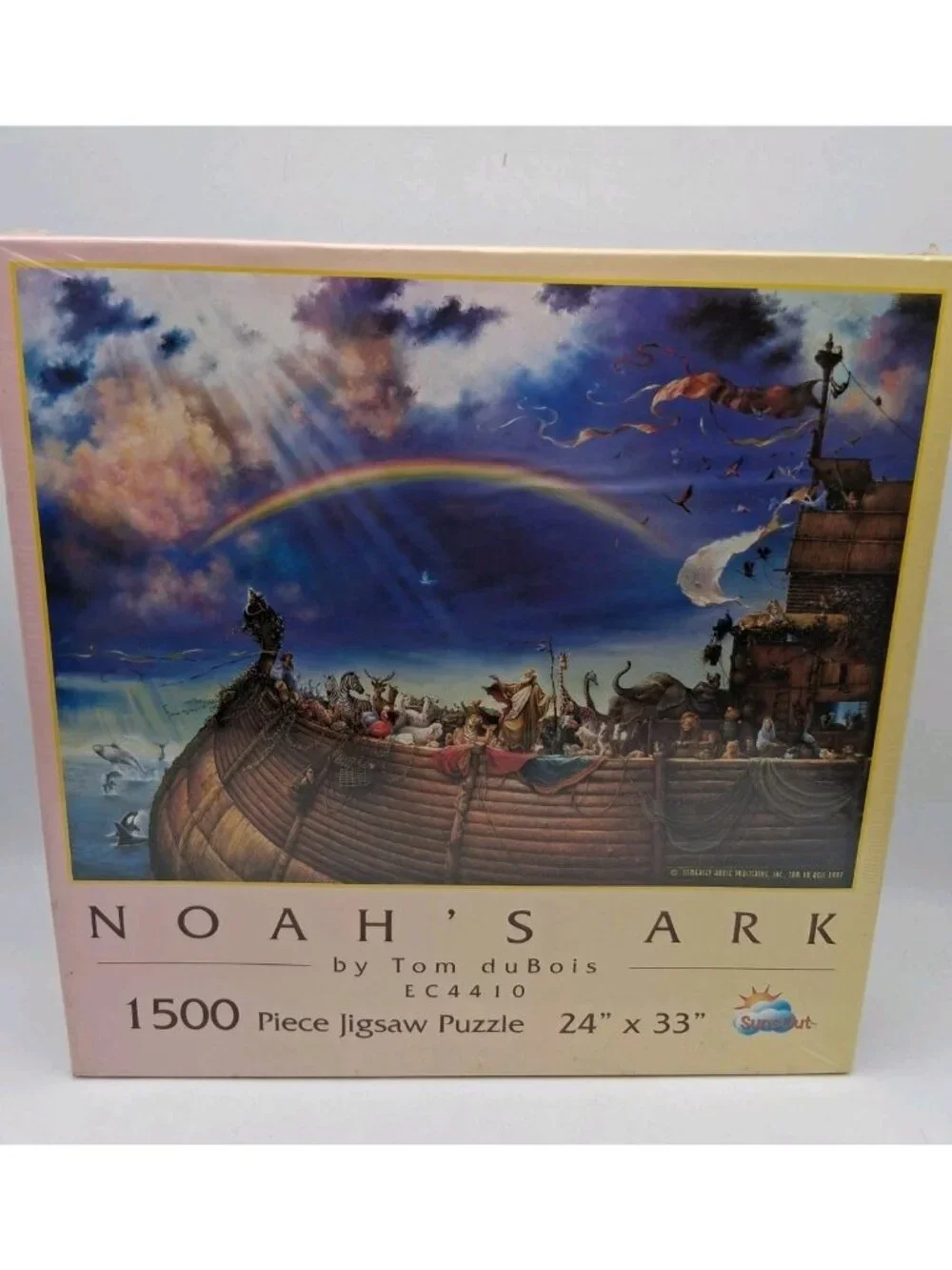Noah's Ark 1500 Piece Jigsaw Puzzle by Tom DuBois 24