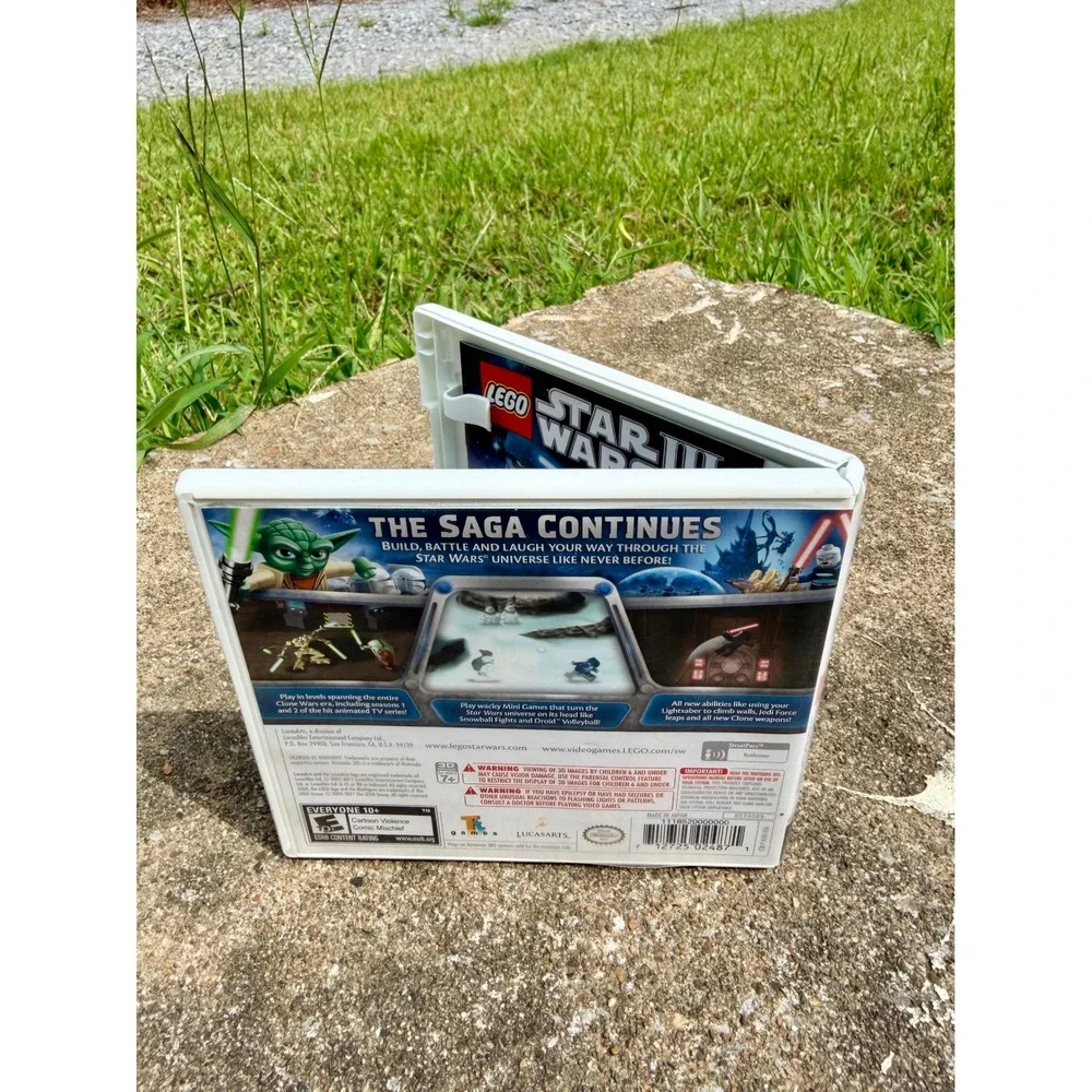 Lego Star Wars III The Clone Wars Nintendo 3DS Video Game CIB LucasArts-Tested