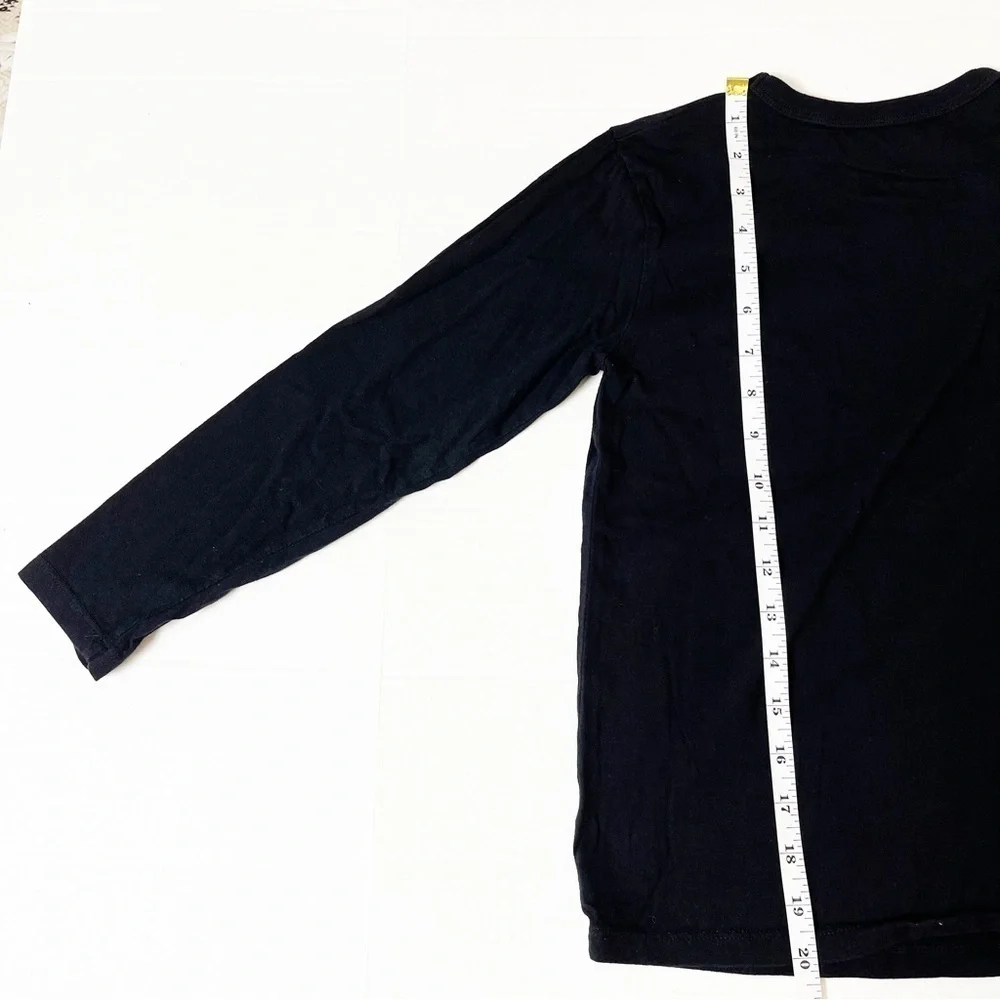 CHILDREN’S PLACE Black Long Sleeve Graphic Tee - Medium