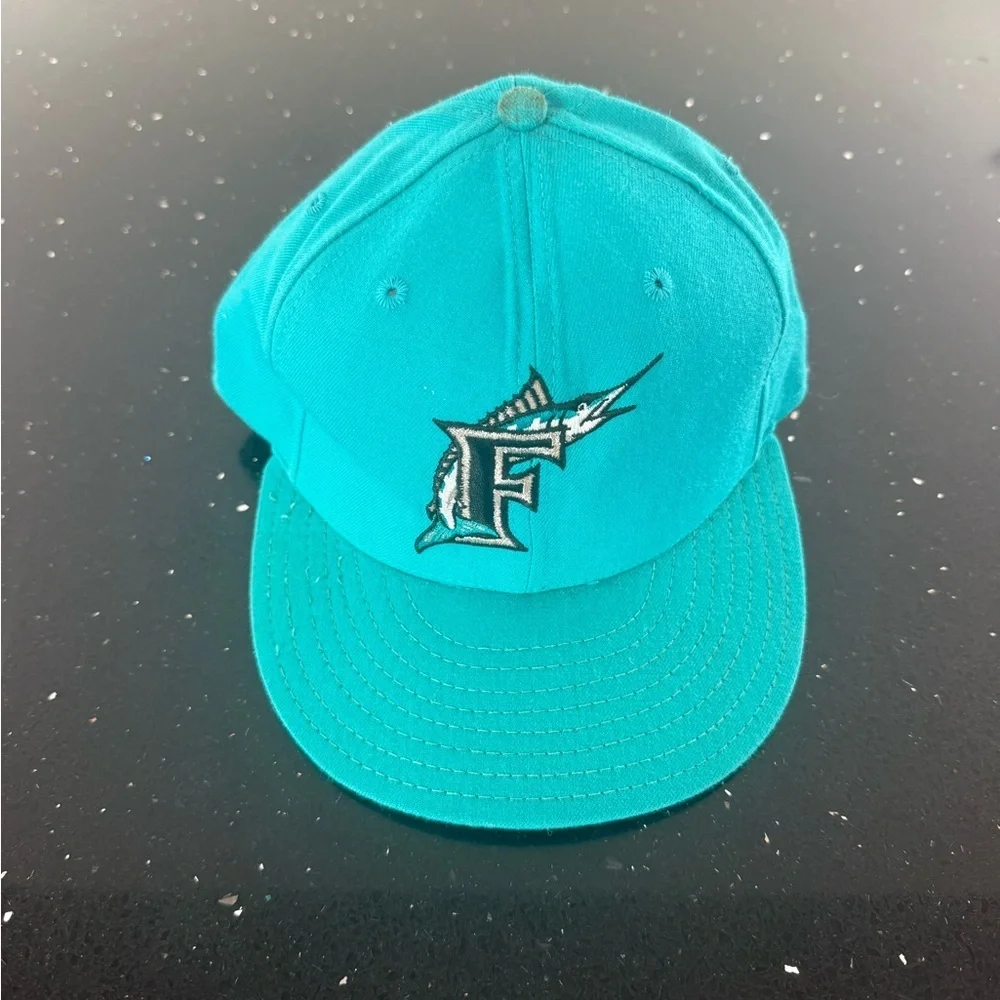Wool Miami Florida Marlins MLB Flat Brim Hat